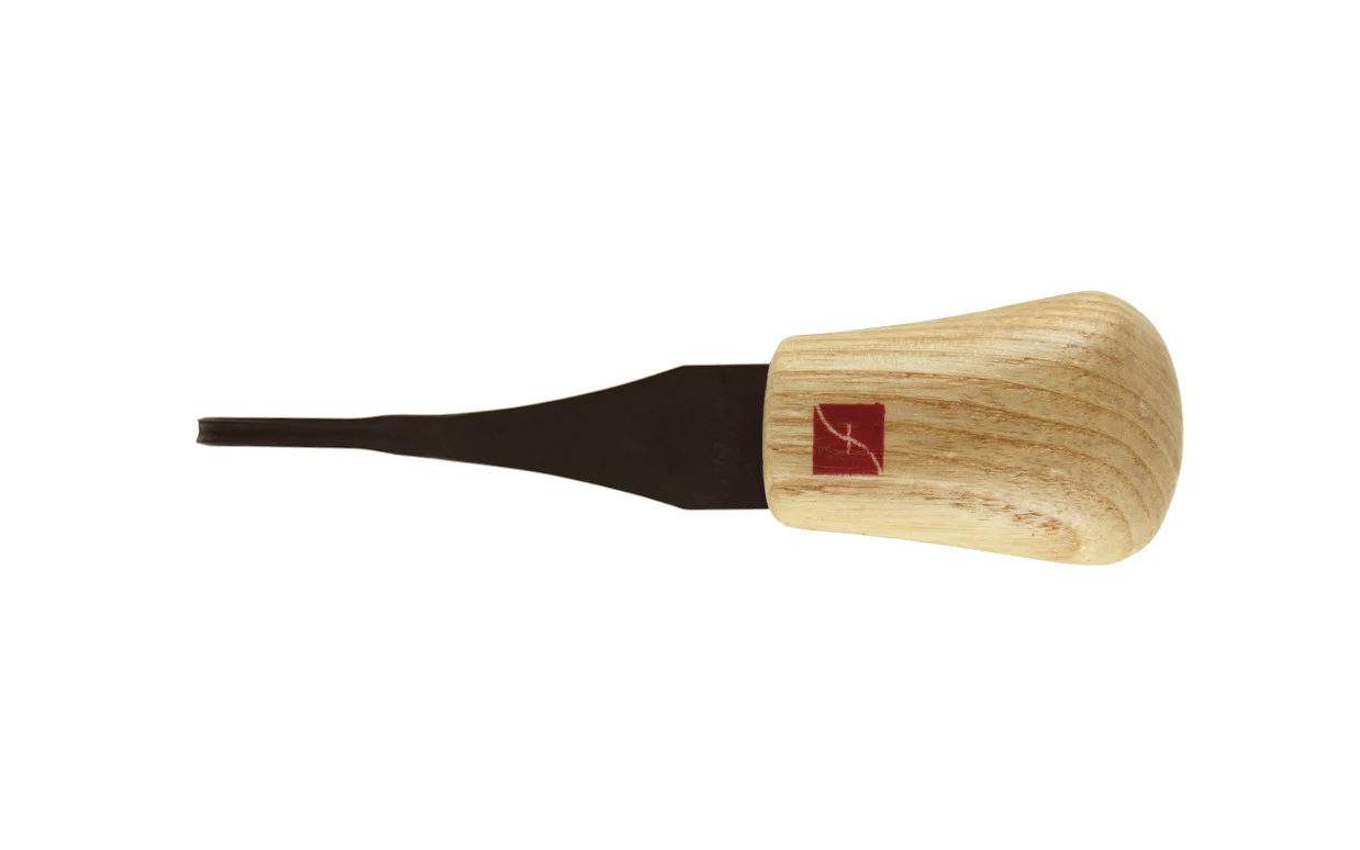 Palm Carving Tool, Gouge ~ #5 x 1/8" (3 mm) - Image 2