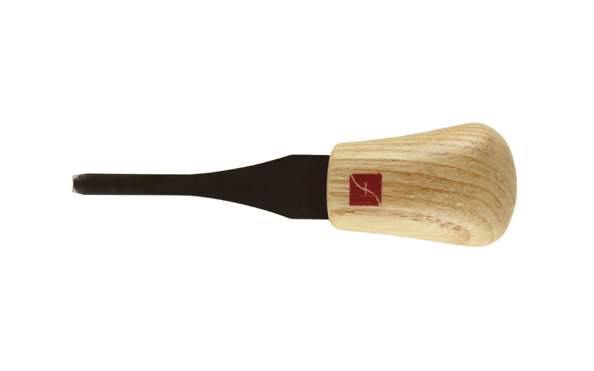 Palm Carving Tool, Gouge ~ #8 x 1/4" (6 mm) - Image 2
