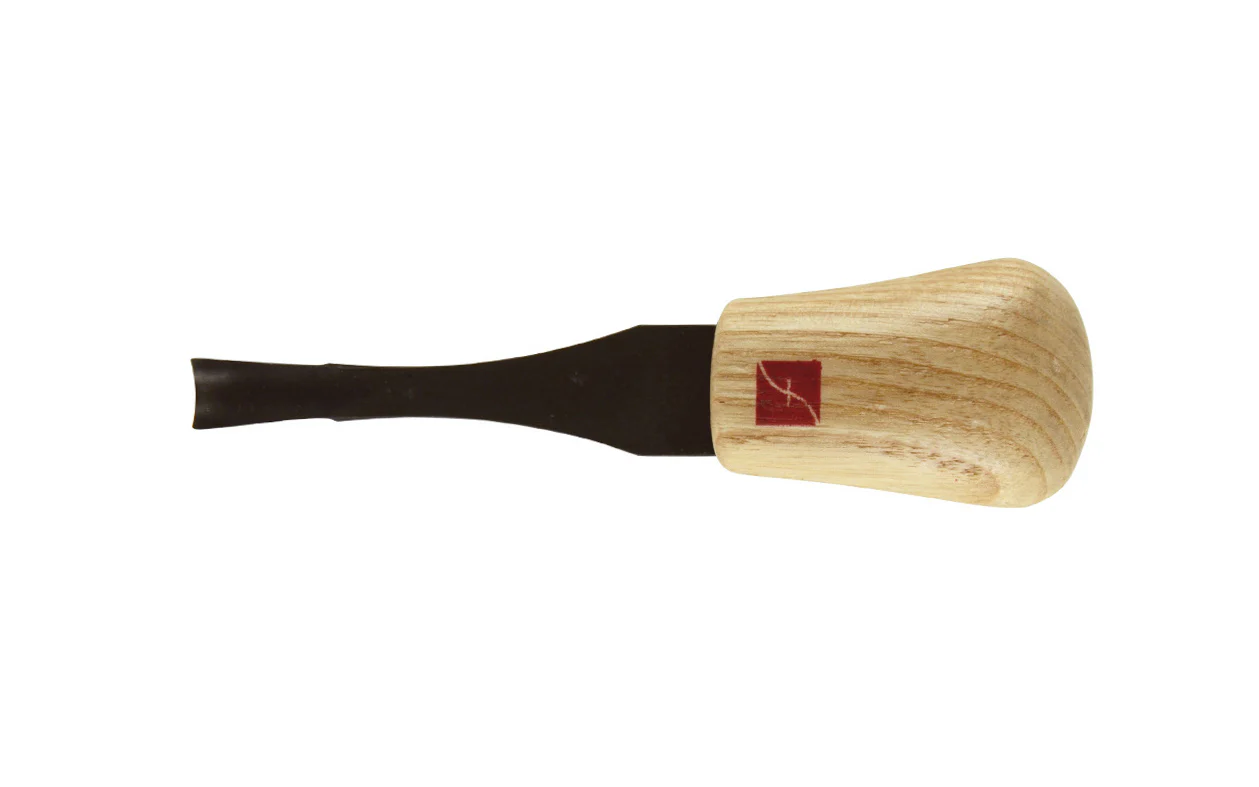 Palm Carving Tool, Gouge ~ #8 x 3/8" (10 mm) - Image 3