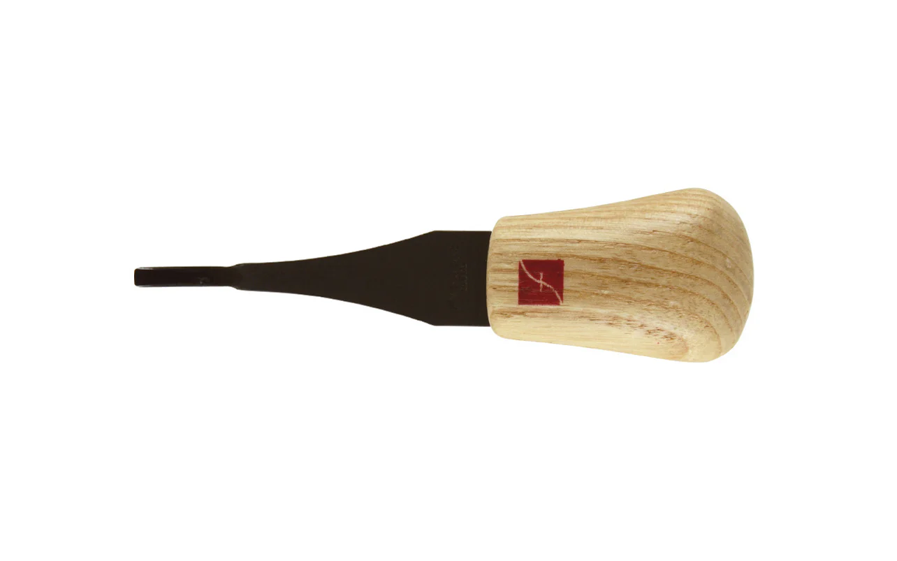 Palm Carving Tool, Spoon Gouge ~ 1/8" (3 mm) - Image 2