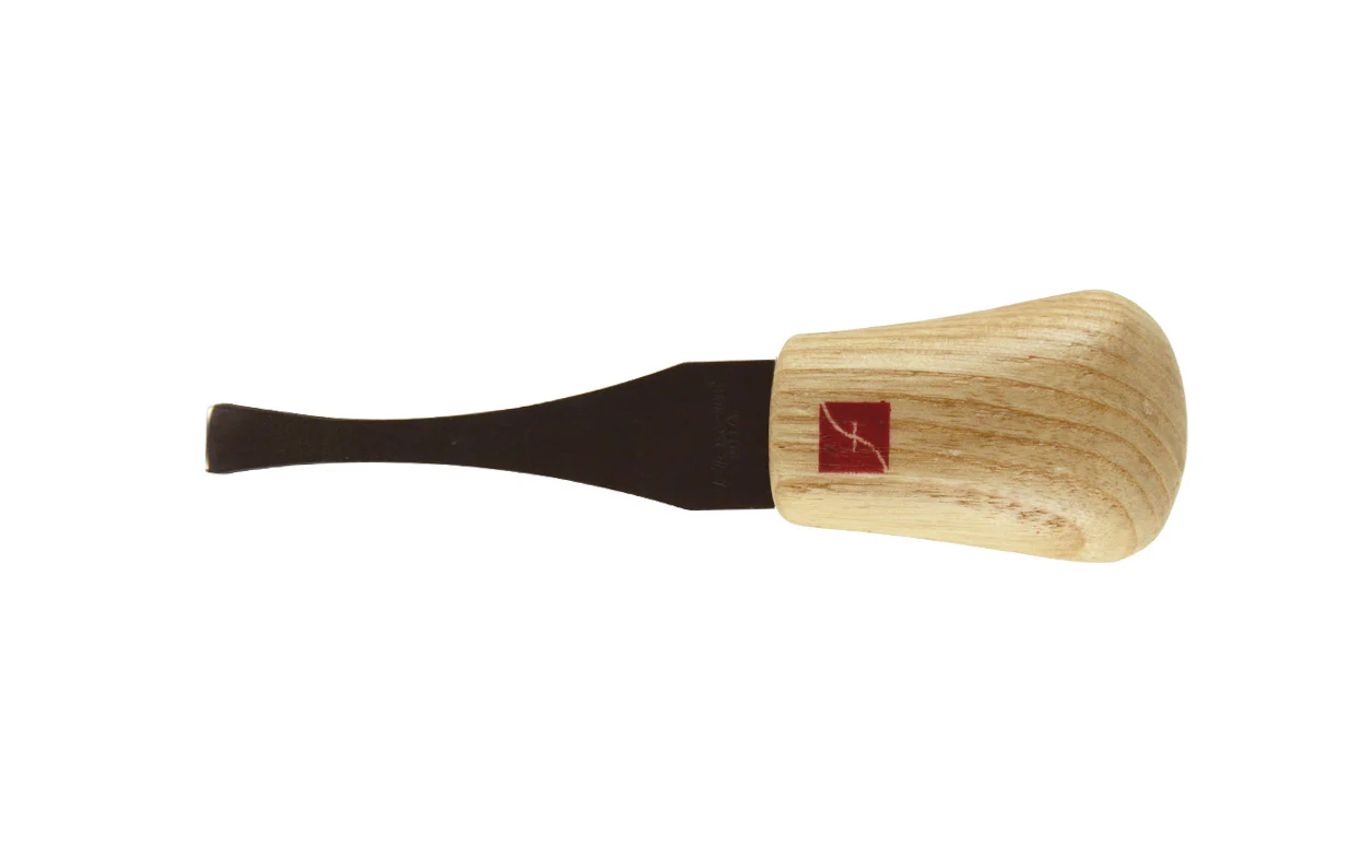 Palm Carving Tool, Spoon Gouge ~ 3/8" (9 mm) - Image 2