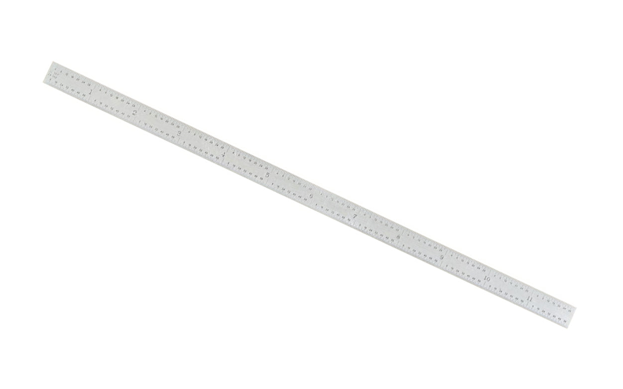 General Tools 12" Stainless Rule (10ths, 100ths, 32nds, 64ths) - Image 2