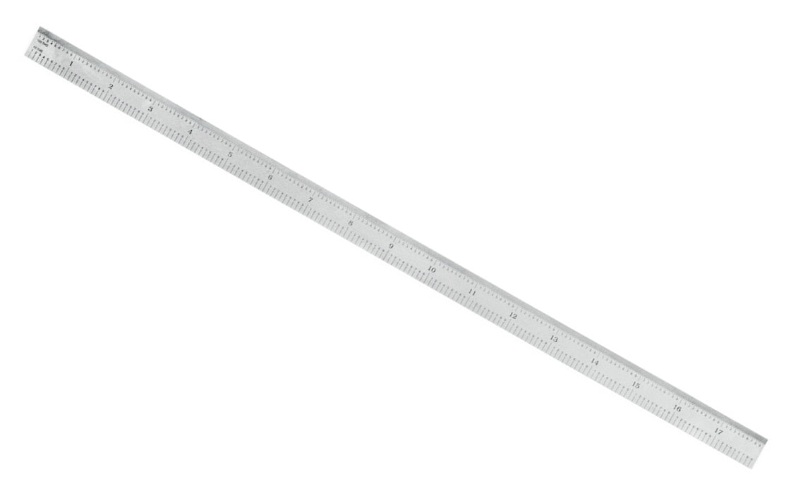 General Tools 18" Flexible Stainless Rule (10ths, 100ths, 32nds, 64ths)
