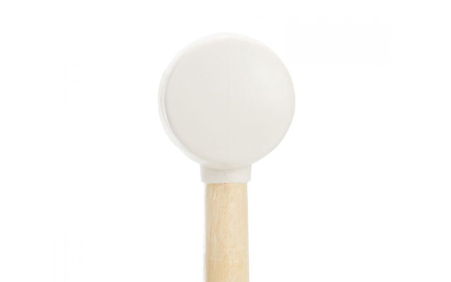 GreatNeck 16 oz White Rubber Mallet - Image 2