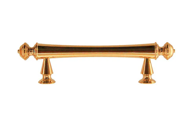 Solid Brass Elegant Handle ~ 3" On Centers - Image 2