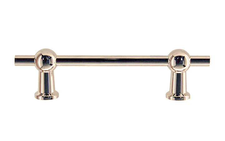 Solid Brass Ball-Style Handle ~ 3-3/4" On Centers