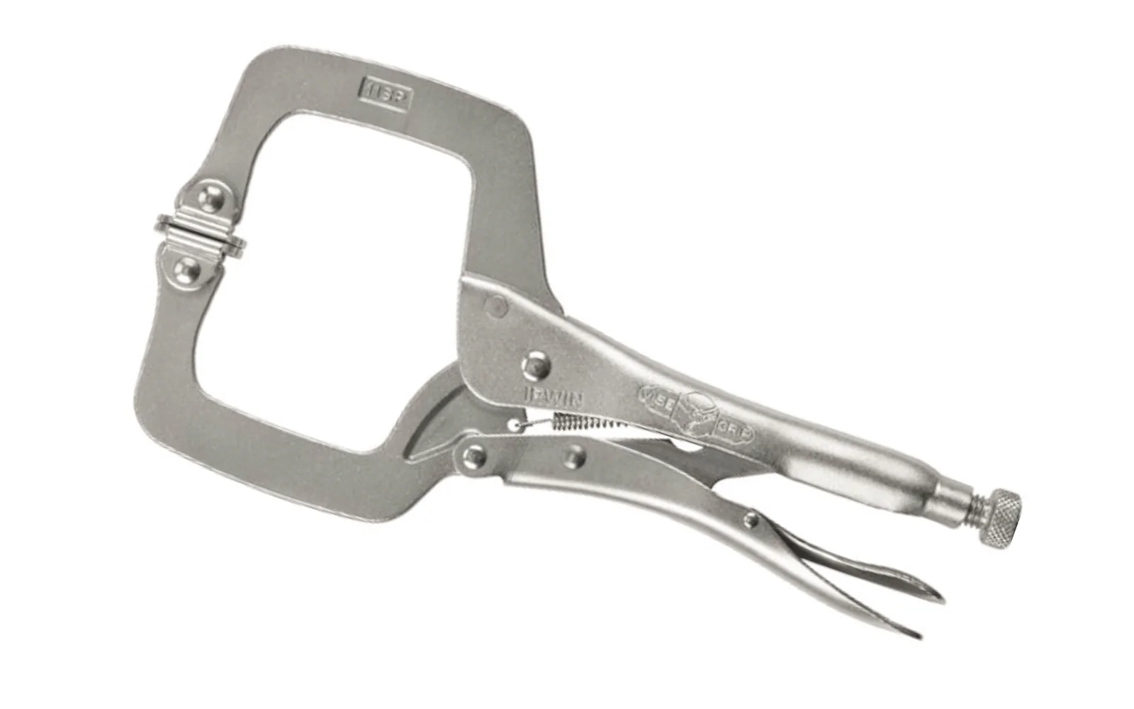 Irwin 11" "The Original" Vise Grip Locking C-Clamp with Swivel Pads