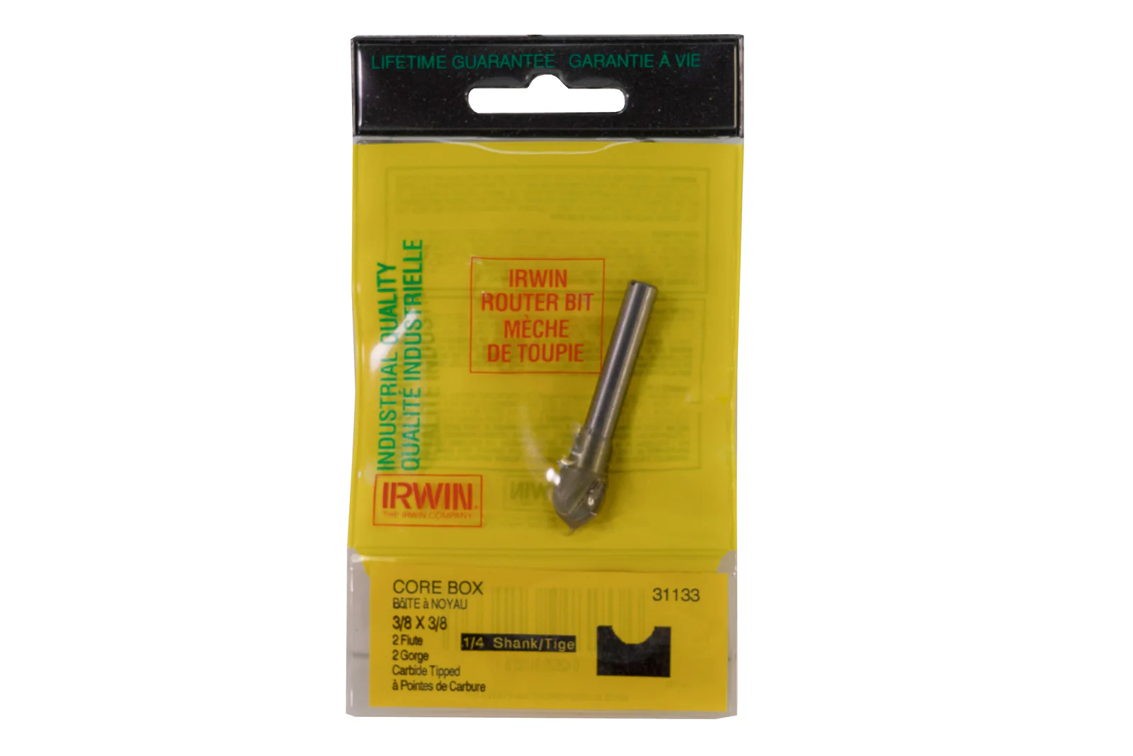 Irwin Carbide 3/8" Core Box Router Bit