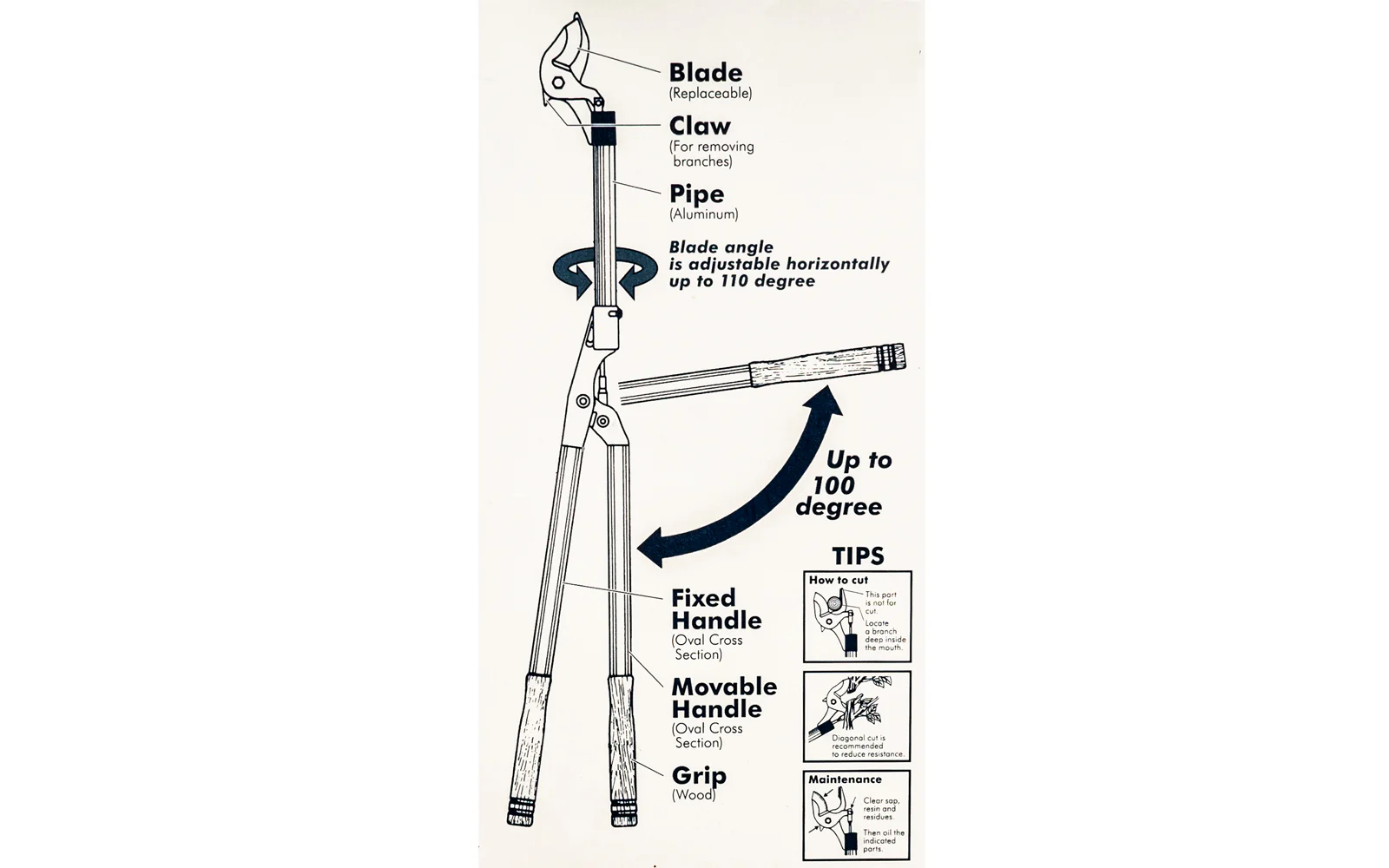 Japanese 39" Nishigaki Compound Action Lopper - Image 3