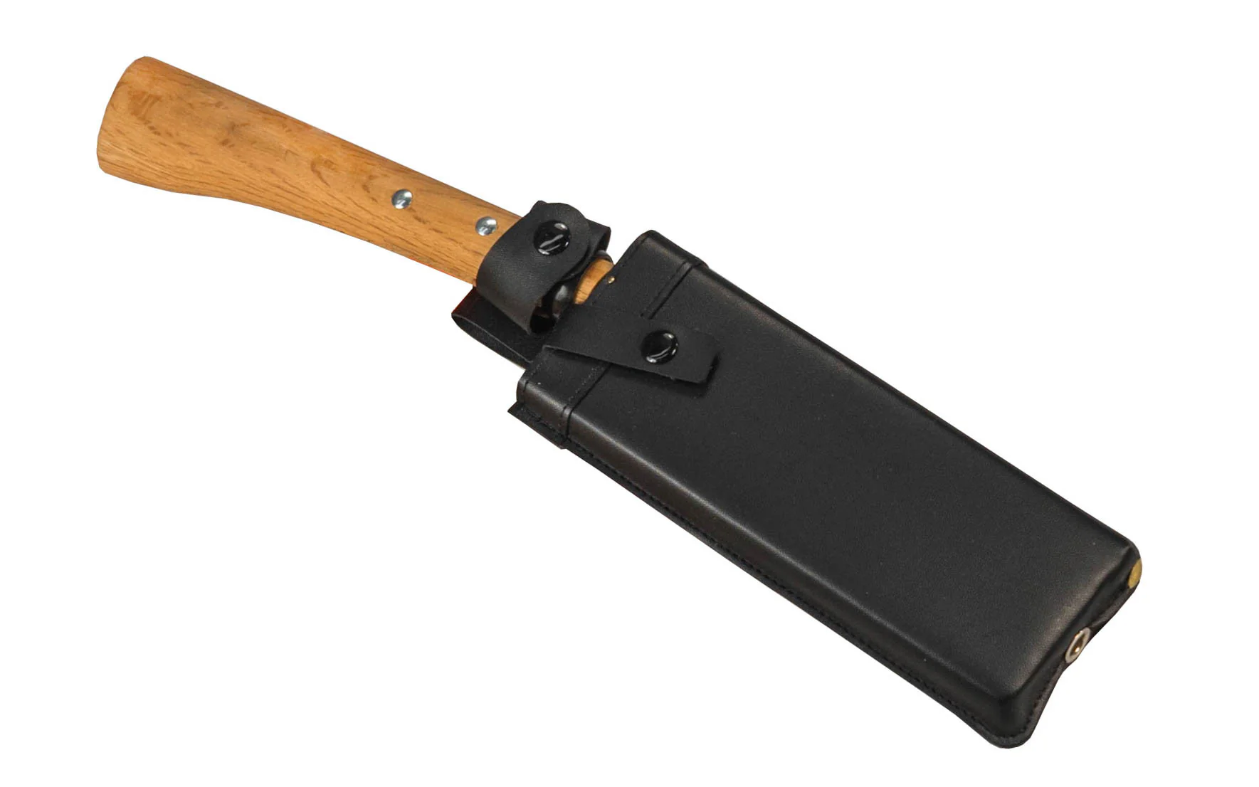 Japanese "Koshi Nata" Forged Laminated Froe-Knife - Image 6
