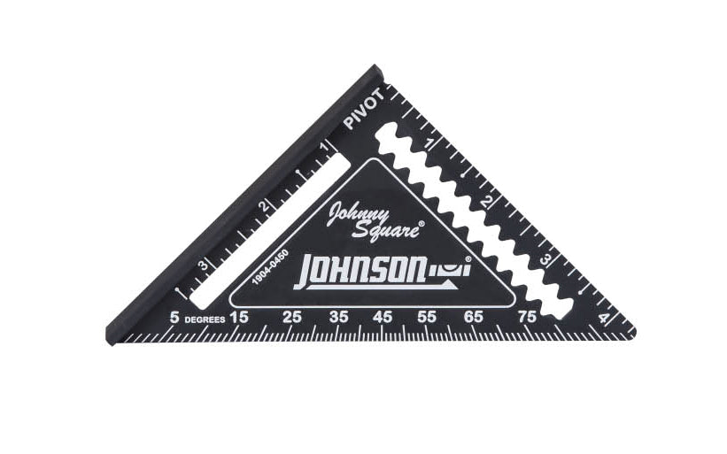 Johnson Level 4-1/2" Aluminum "Easy Read" Finish Square