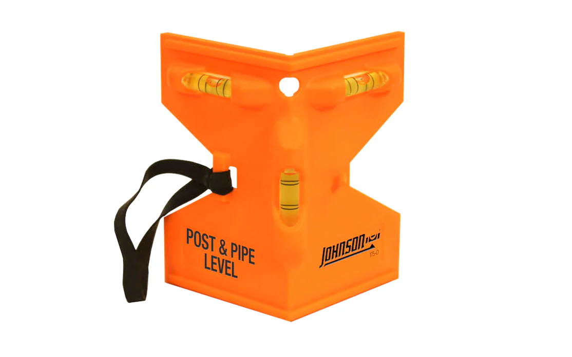 Johnson Level Post & Pipe Level - Orange