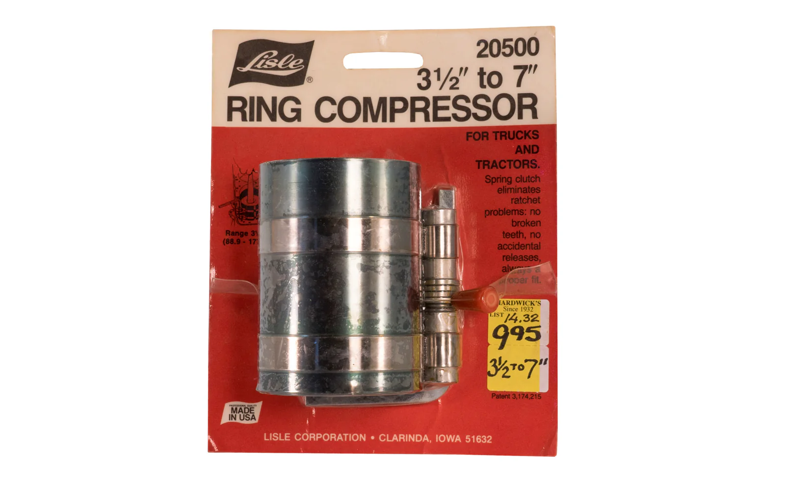 Lisle 3-1/2" to 7" Ring Compressor