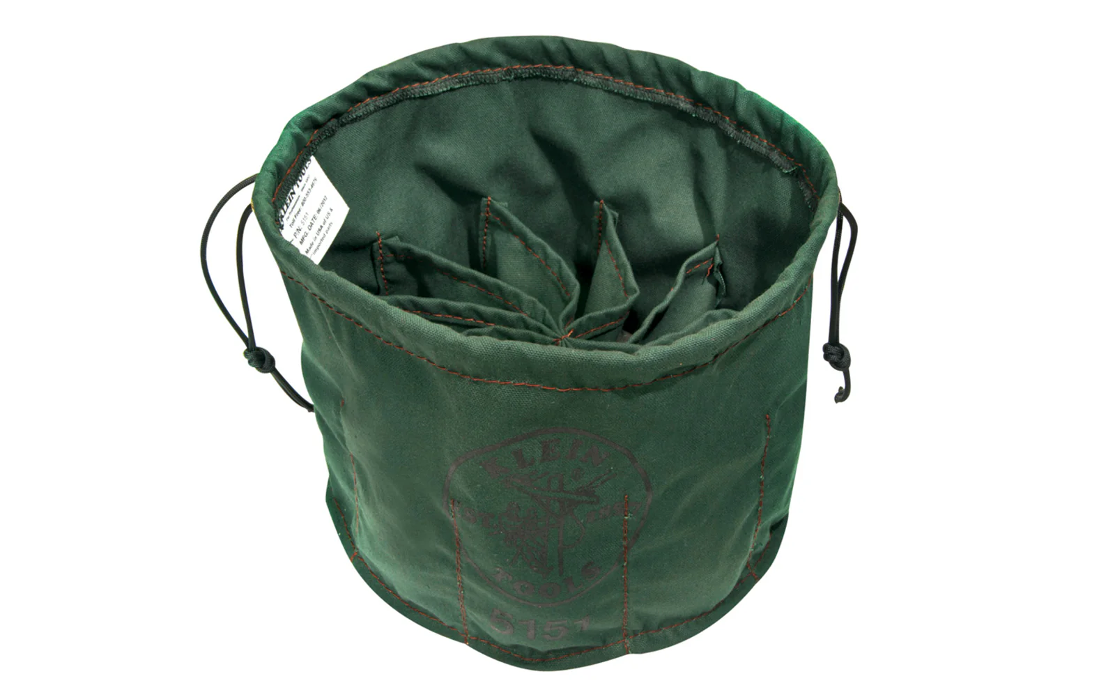 Klein Canvas Drawstring Bag with 10 Compartments