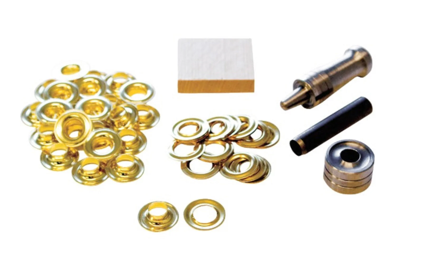 Lord & Hodge 3/8" Brass Grommet Kit