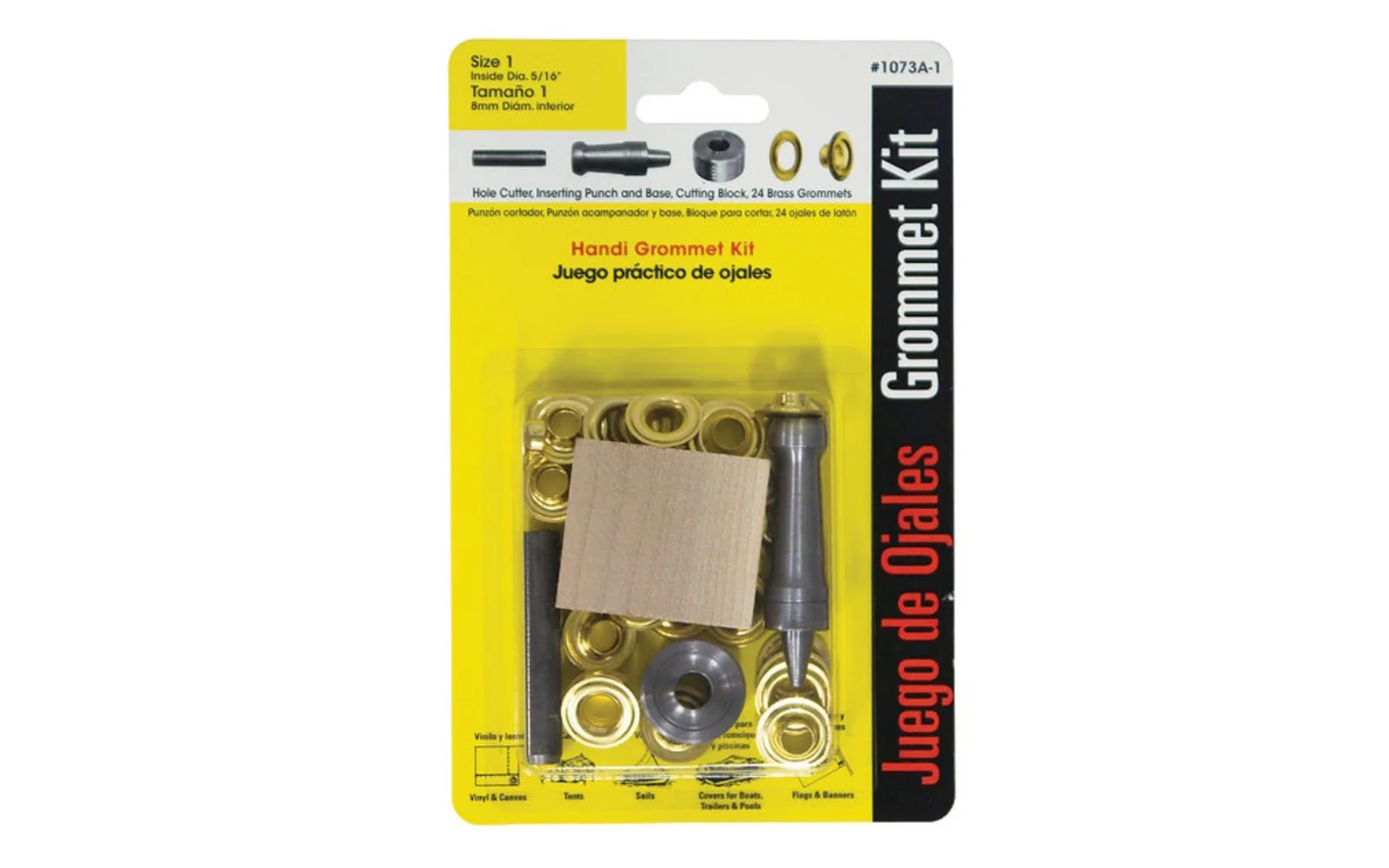 Lord & Hodge 5/16" Brass Grommet Kit