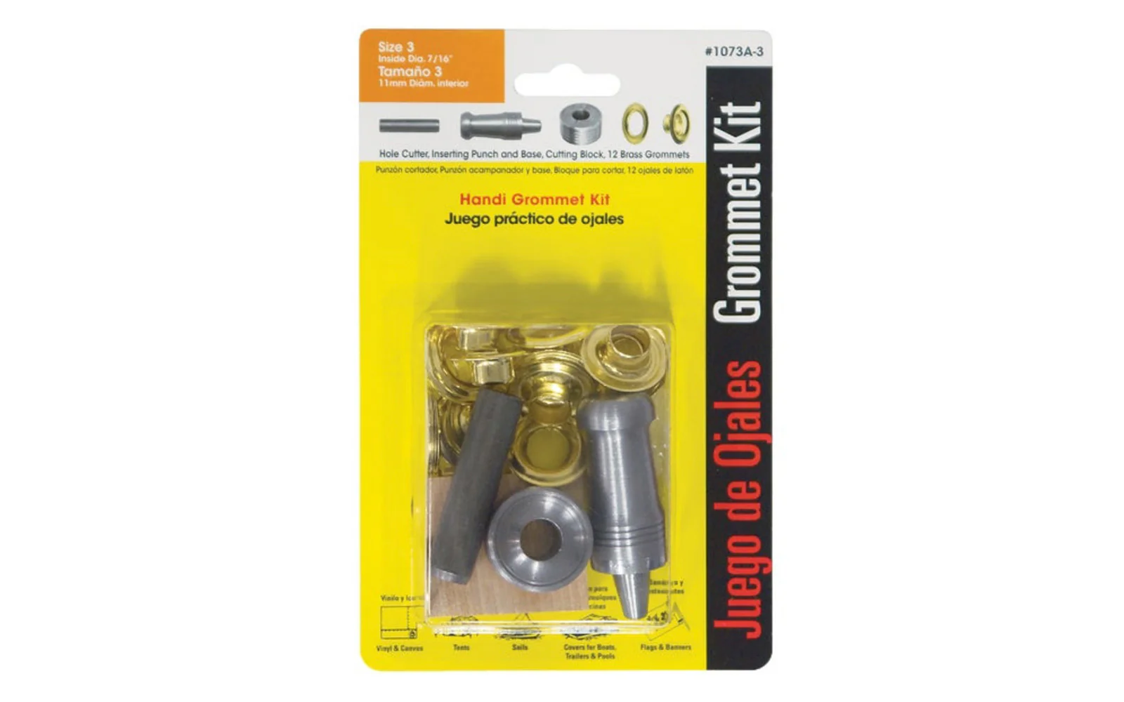 Lord & Hodge 7/16" Brass Grommet Kit