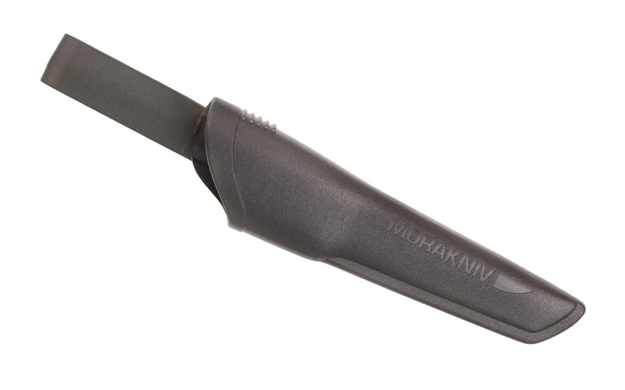 Mora Bushcraft Black Stainless Steel Knife ~ Partial Serration - Image 6