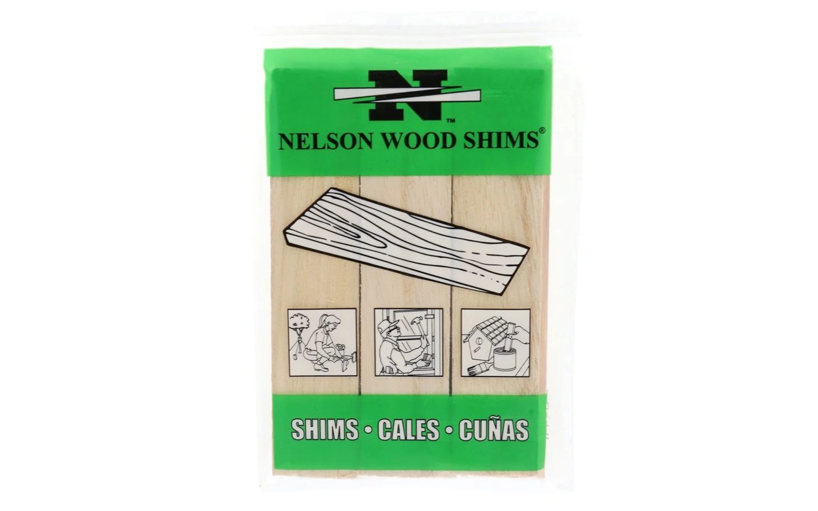 Nelson Wood Shims - 6" Long ~ 9 Pack - Image 2
