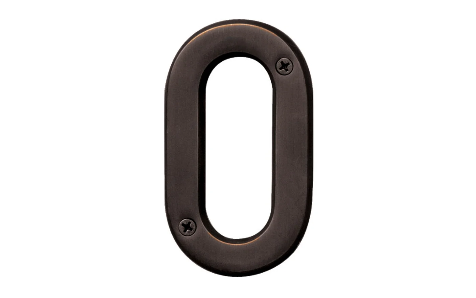 #0 Oil Rubbed Bronze House Number - 4" Size