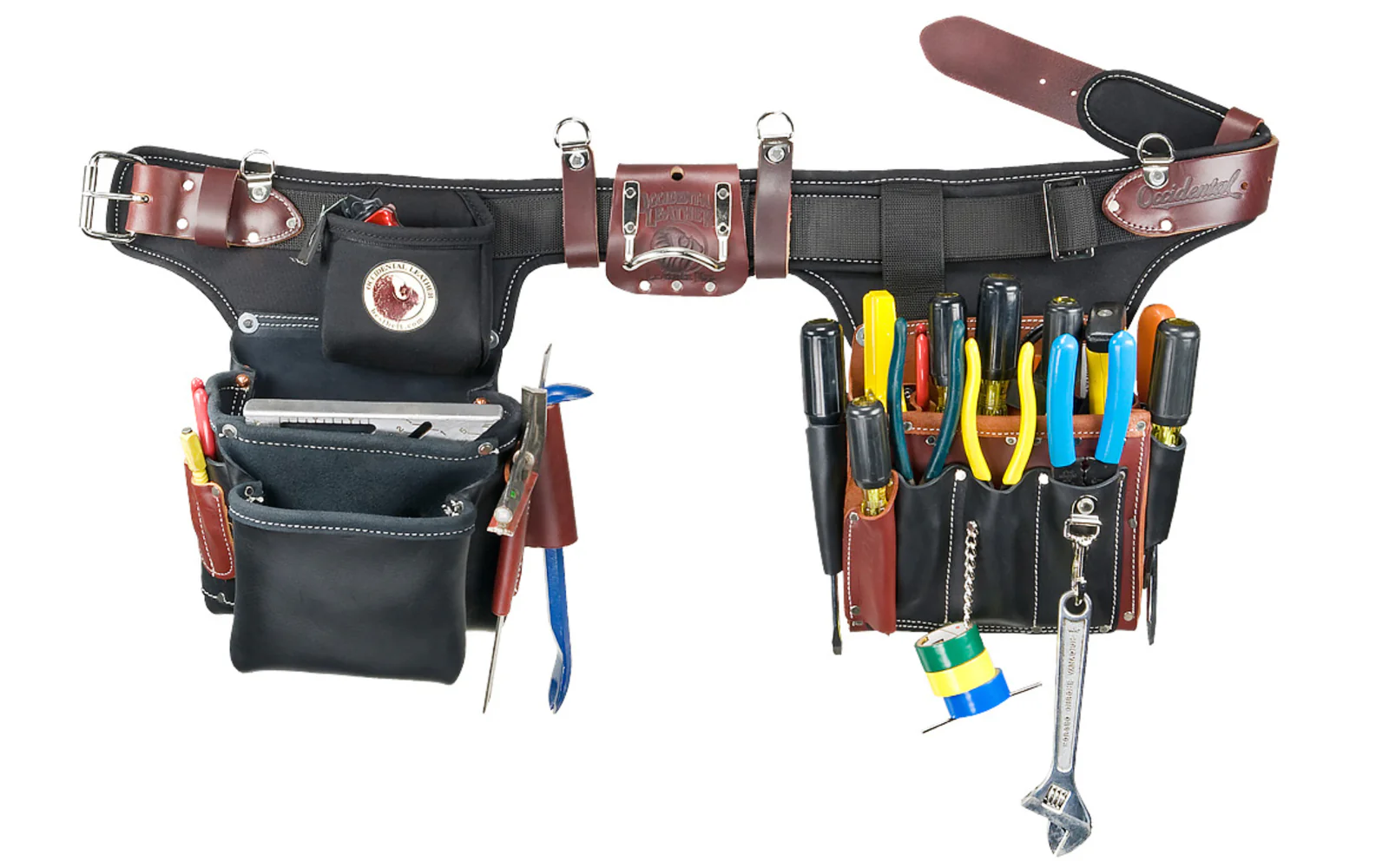 Occidental Leather "Adjust-To-Fit" Industrial Pro Electrician Tool Belt ~ 9596