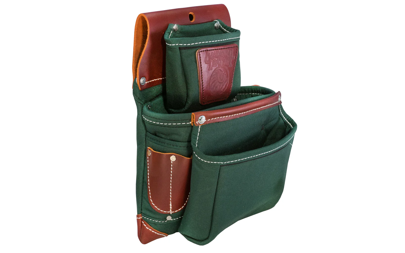 Occidental Leather "Oxy Lights" 3-Pouch Fastener Bag - Green ~ 8060 - Image 4