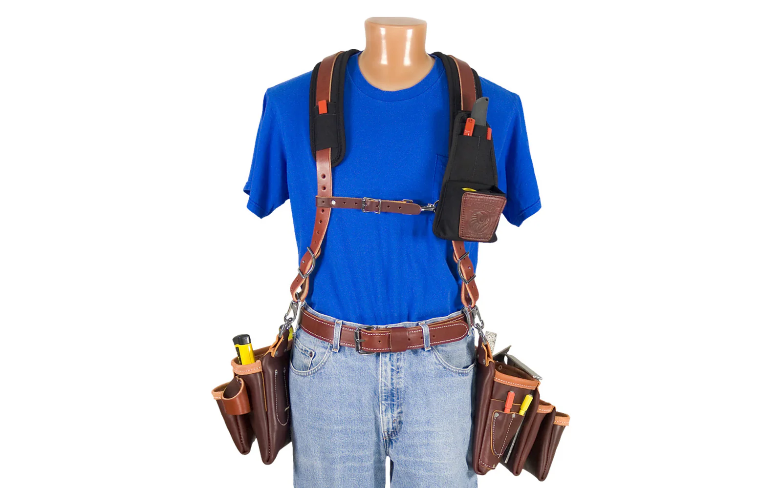 Occidental Leather "Stronghold" Beltless 6-Bag Framer ~ 5093