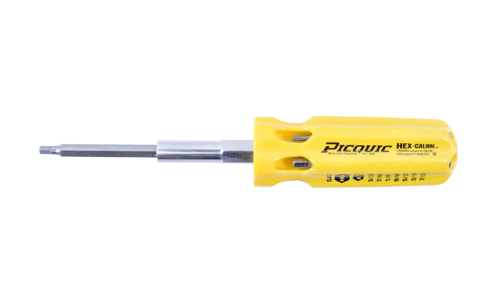Picquic "Hex-calibre" Hex Key Multi-Bit Screwdriver - SAE - Image 2