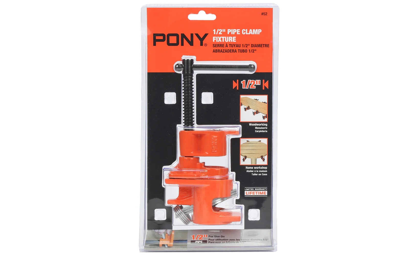 Pony 1/2" Pipe Clamp Fixture ~ No. 52 - Image 2