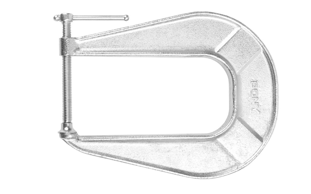 Pony C-Clamp ~ 2-1/2" Opening Capacity x 5" Jaw Depth
