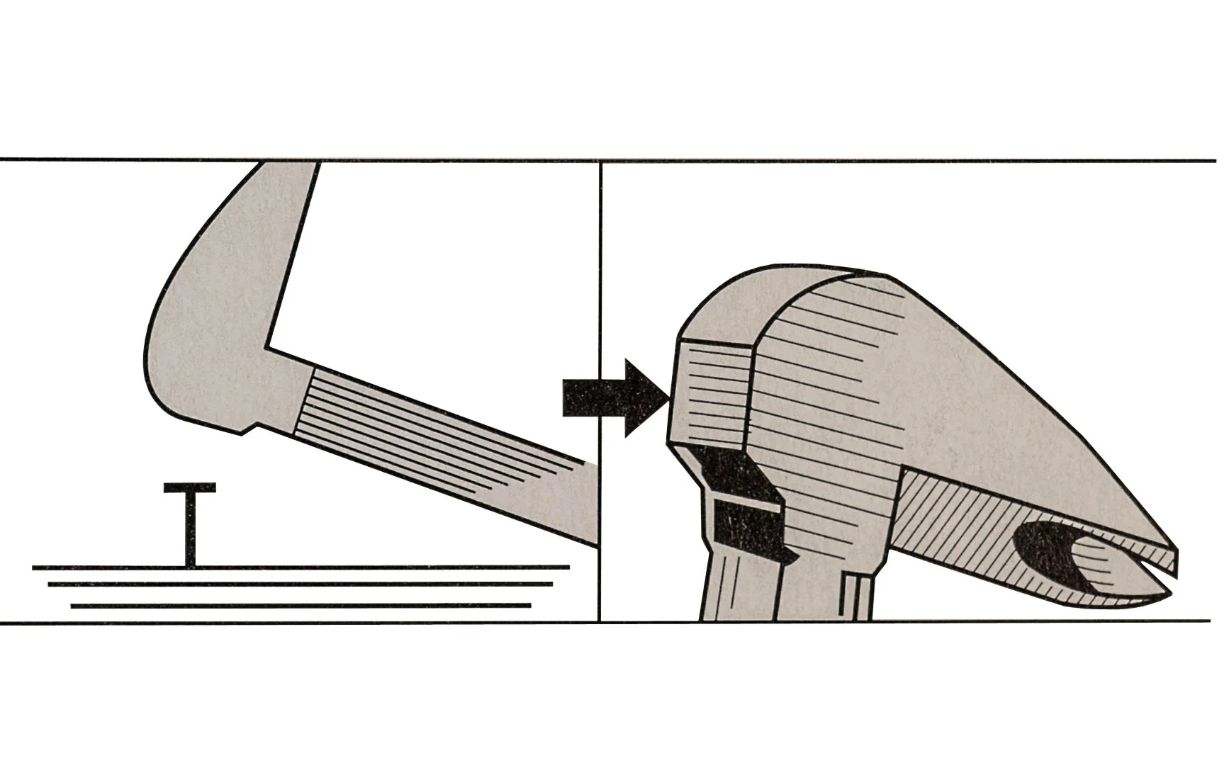 Large Japanese Dogyu 'S' Nail Puller Bar with Flat Pry-End - Image 6