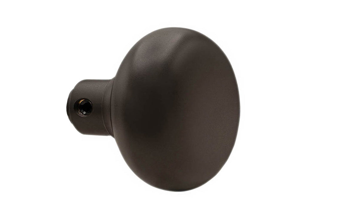 Single Brass Classic Smooth Doorknob - Image 2