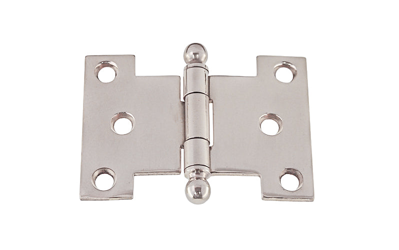 Solid Brass Ball-Tip Parliament Hinge ~ 3" x 2-1/4" - Image 2