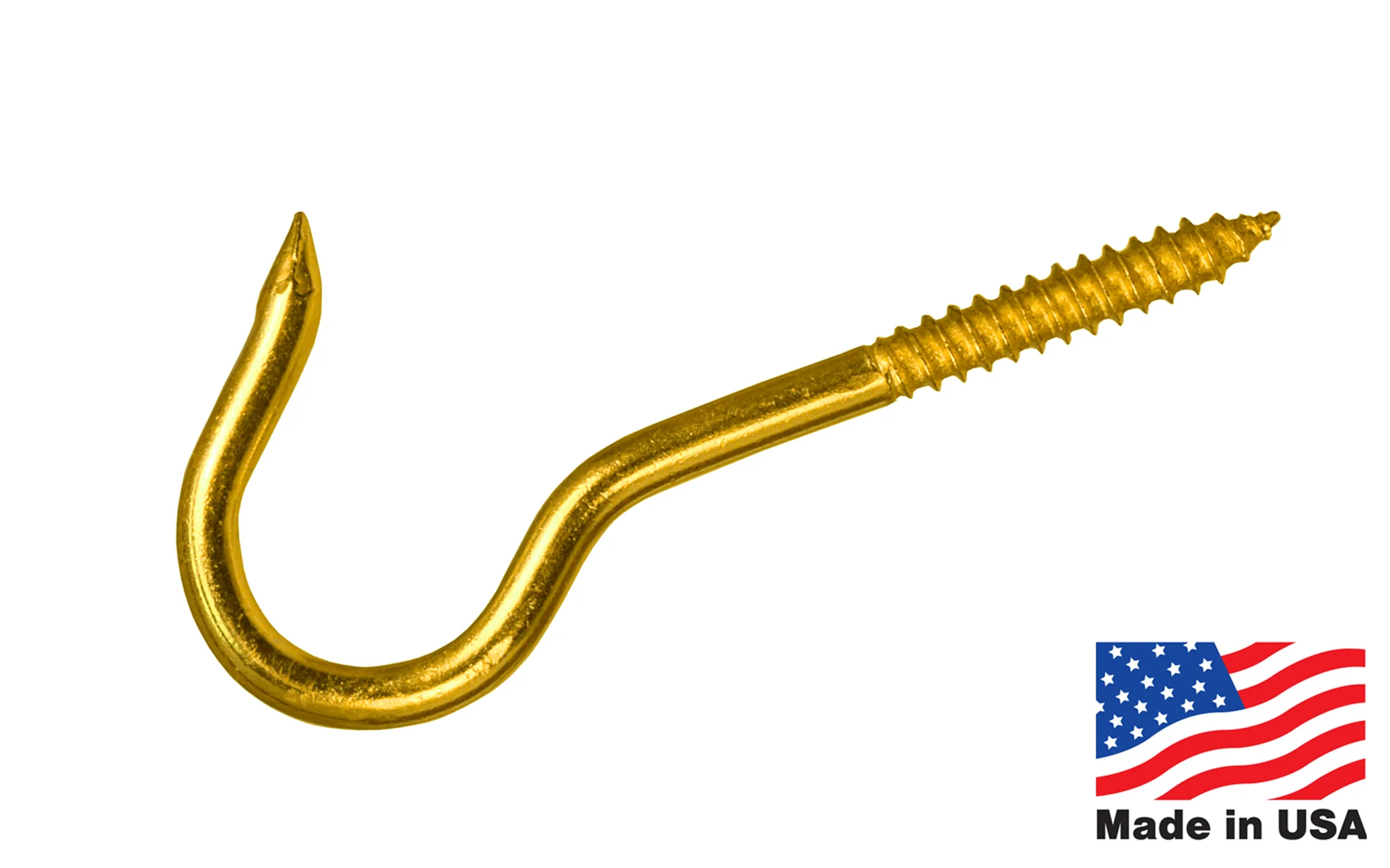Solid Brass Ceiling Hook