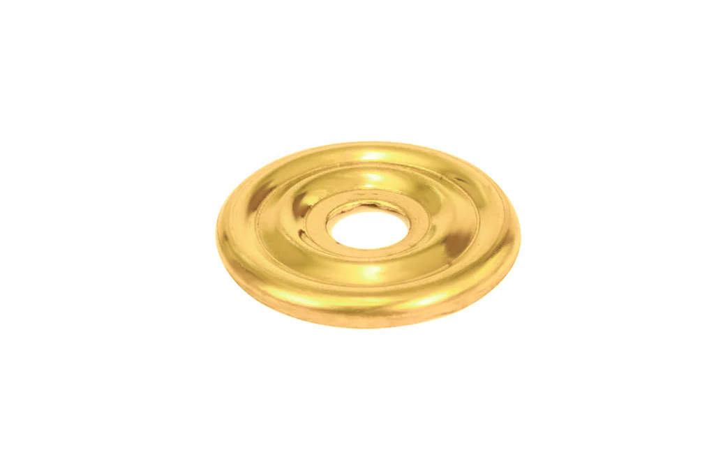 Unlacquered Solid Brass Core Cabinet Knob ~ 1-1/4" Diameter - Image 4