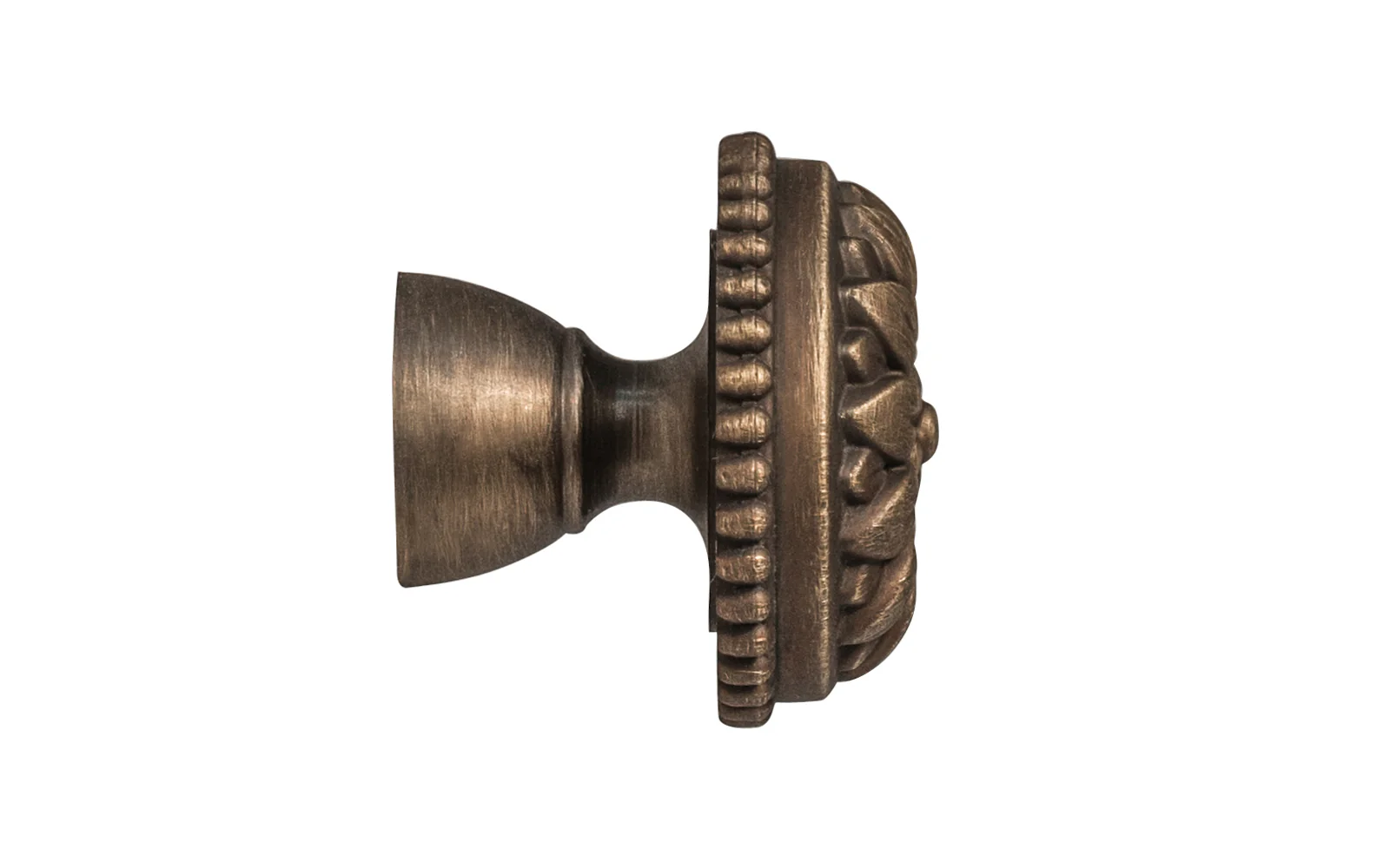 Solid Brass "French Style" Cabinet Knob ~ Antique Brass - Image 2