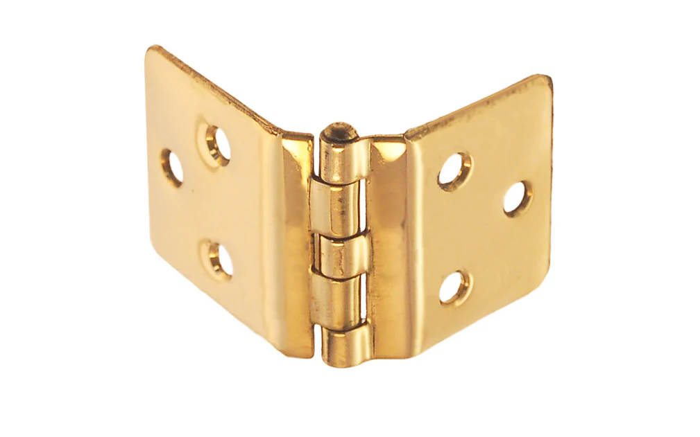 Solid Brass Hoosier Hinge ~ 3/8" & 1/2" Offsets