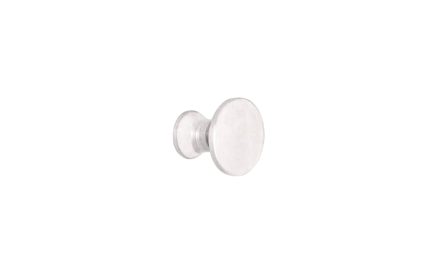 Solid Brass Mini Knob ~ 1/2" Diameter - Image 2