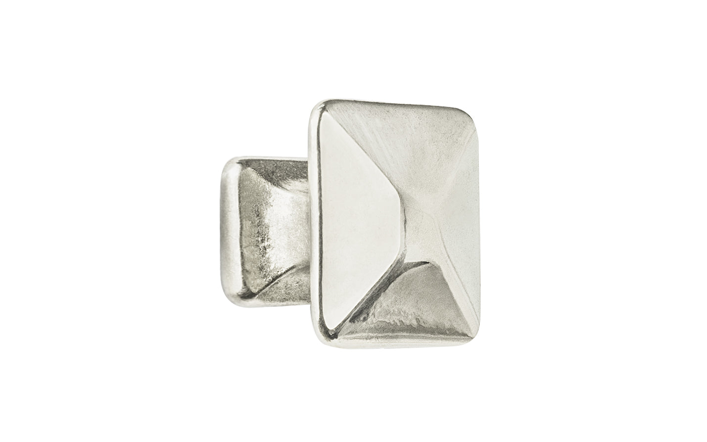 Solid Brass Square Cabinet Knob ~ 1" Size - Image 5