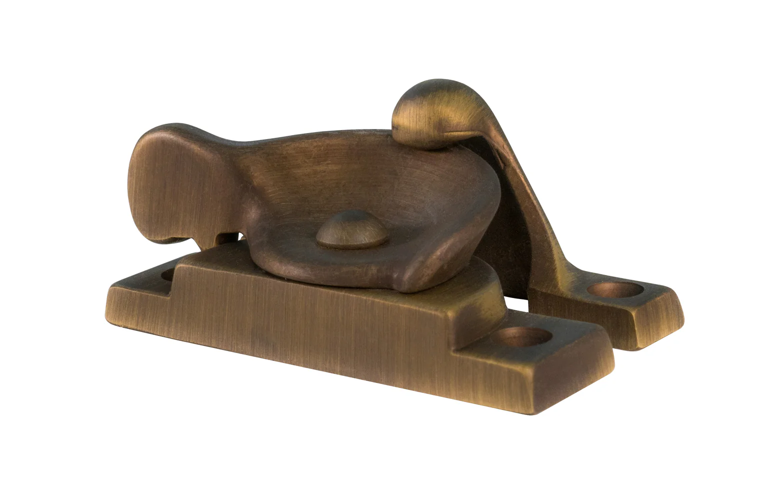 Solid Brass Sash Lock With Square Corners - Image 3