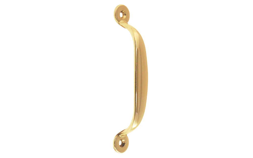 Solid Brass Screen Door Pull ~ 4-1/8" On Centers