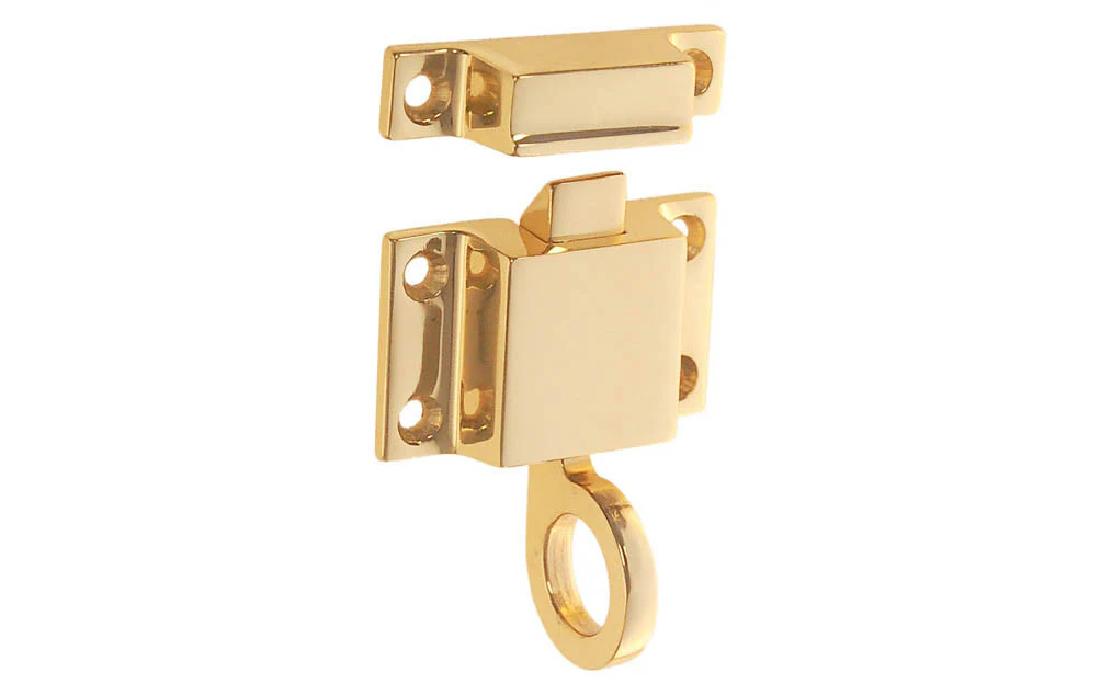 Solid Brass Transom Window Latch ~ Small Size - Image 5
