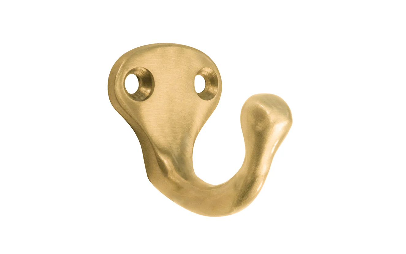 Ives Classic Solid Brass Wardrobe Hook - Image 7