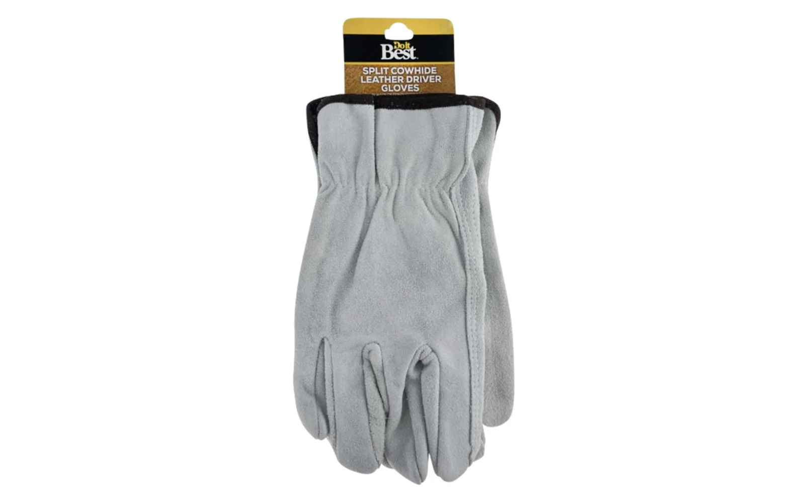 Split Cowhide Leather Gloves - Large