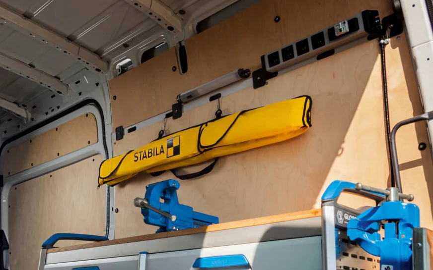 Stabila 5-Pocket Level Case - Holds 48", 32", 24", 16" & Torpedo Levels - Image 3