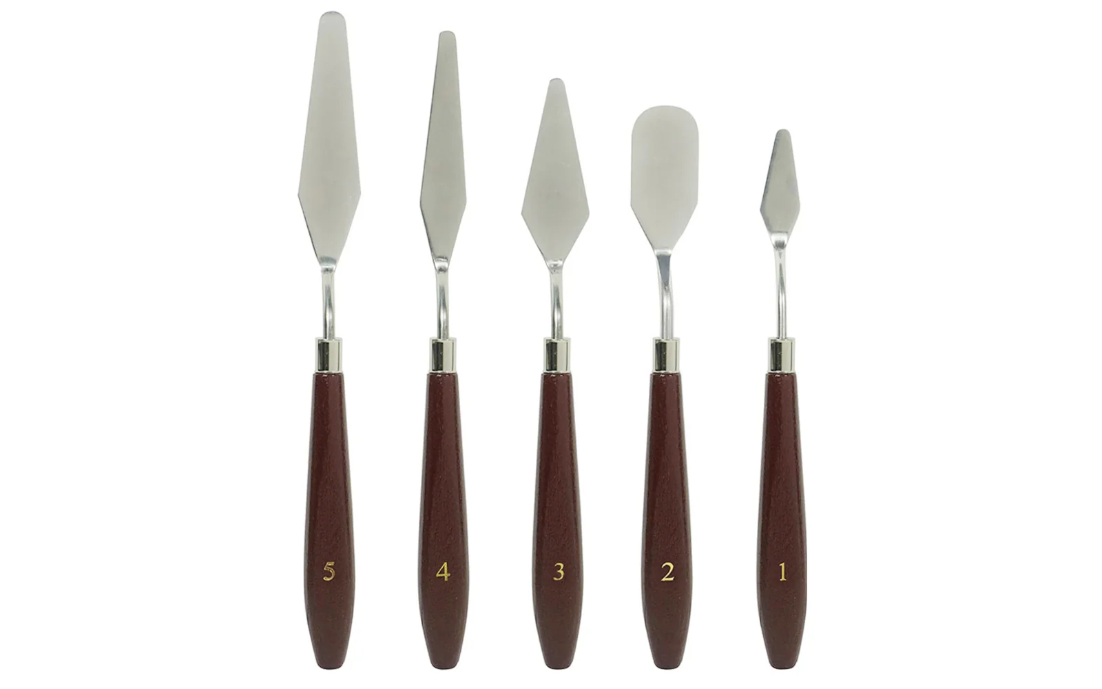 Stainless Steel Palette Knives - 5 PC Set - Image 2