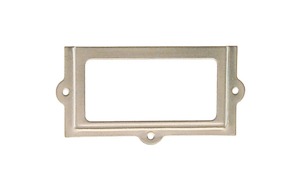 Stamped Brass Label Holder ~ 2-3/8" x 1-1/4" - Image 3