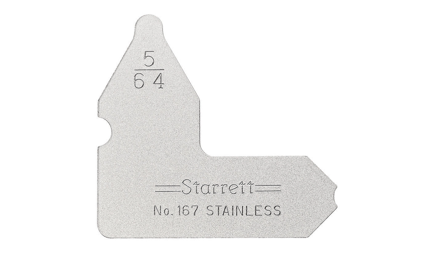 Starrett 167-5/64 Radius Gage