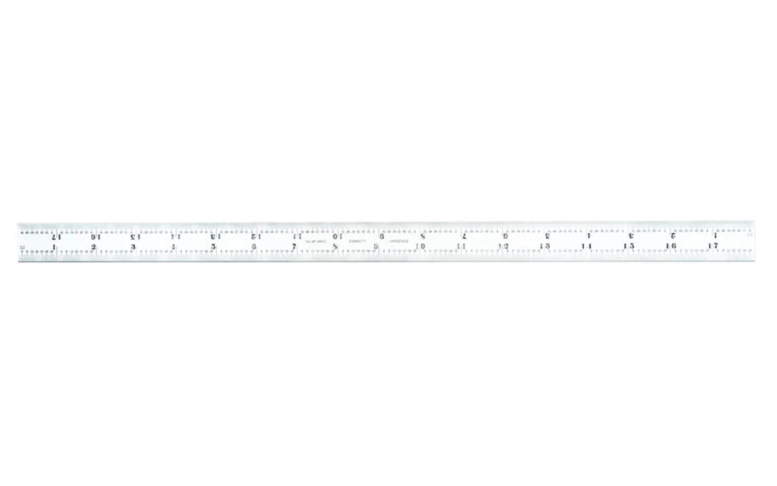 Starrett 18" Satin Chrome Blade for Combination Squares, Sets & Bevel Protractors