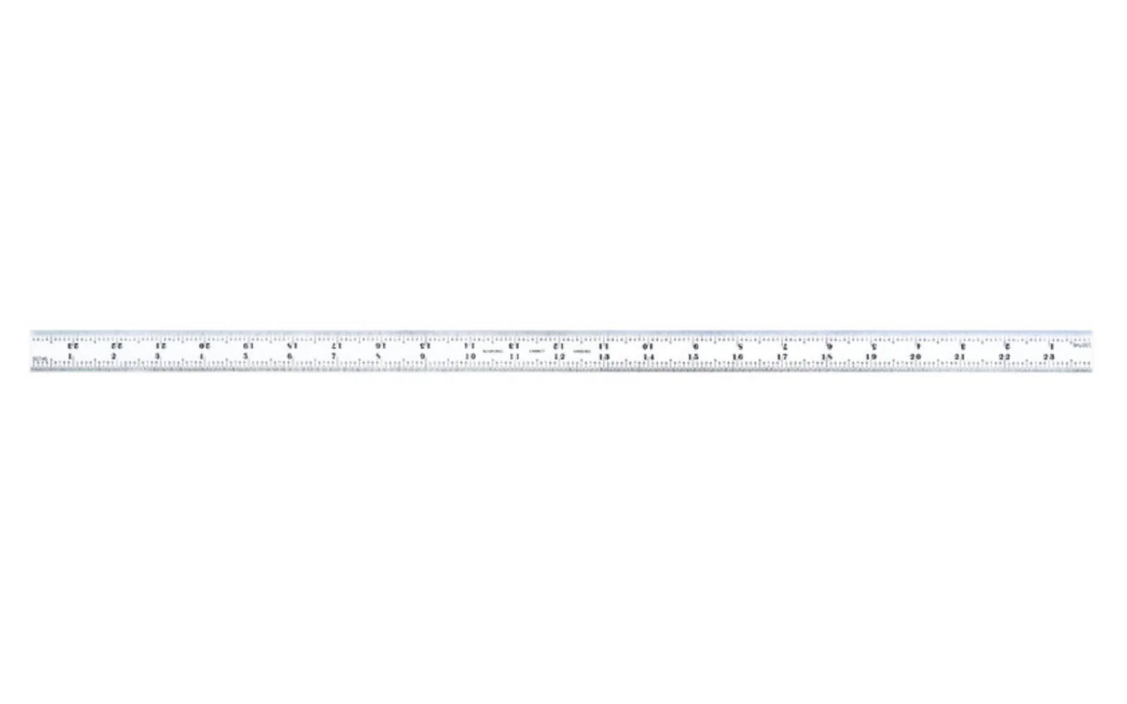 Starrett 24" Blade for Combo Square - 1/50", 1/100", 1/32", 1/64" Grads - Image 2